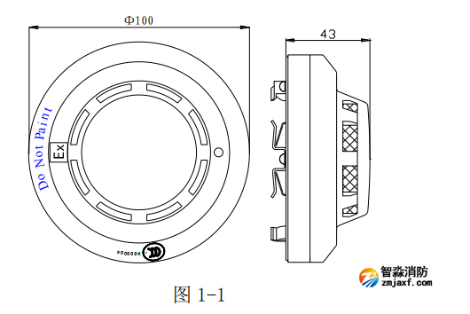 探測(cè)器外形示意圖