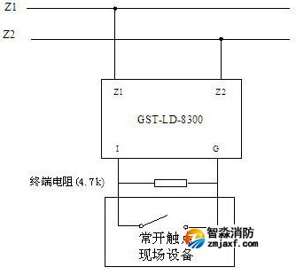 模塊與具有常開無源觸點的現(xiàn)場設備連接方法